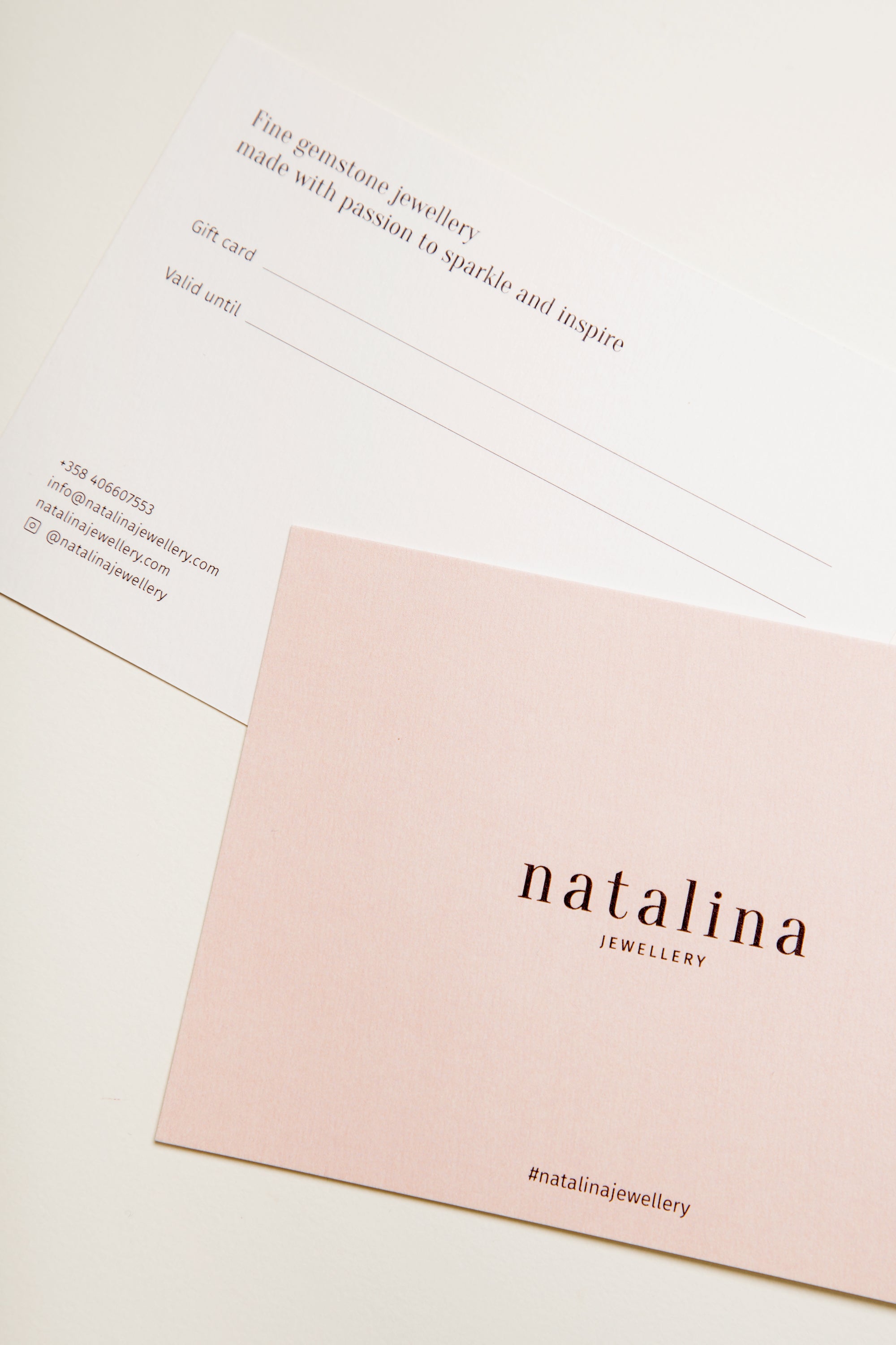 Gift card Natalina Jewellery